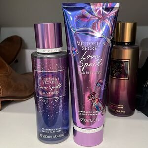 Victoria’s Secret Love Spell Full size Lotion and Mist Bundle